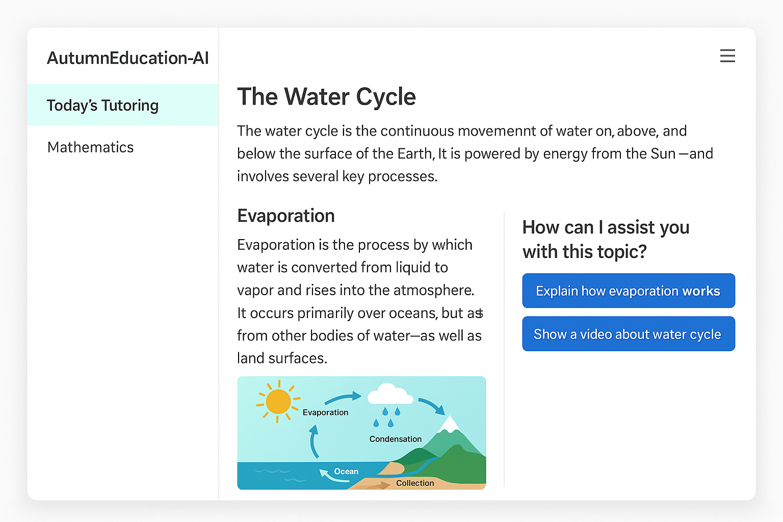 Assignments and upcoming work